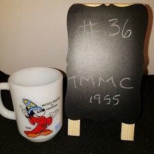 Mickey Mouse In Fantasia 1940 Anchor Hocking Made In USA 301 Pepsi Series 36