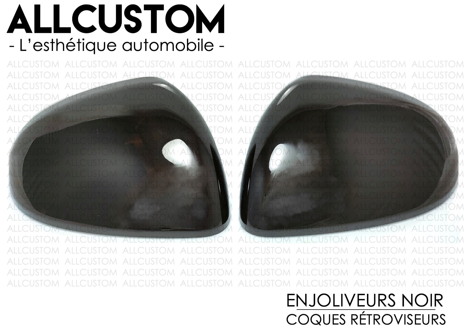 Coques de rétroviseur noir brillant effet miroir pour Mercedes W223 S-Class 2022 plus