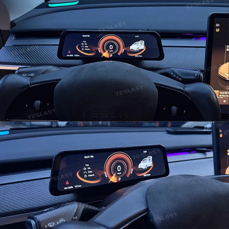 Teslasy T9 Pro 9.6-Inch Instrument Cluster Dashboard Head Up Display With Bottom - Bild 3 von 4