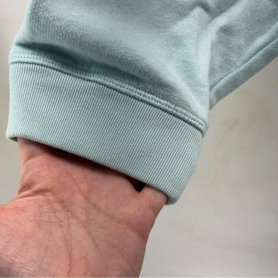 VS PINK Azul Claro Mujer’s XXL Sudadera Recortada Foto 3 de 4