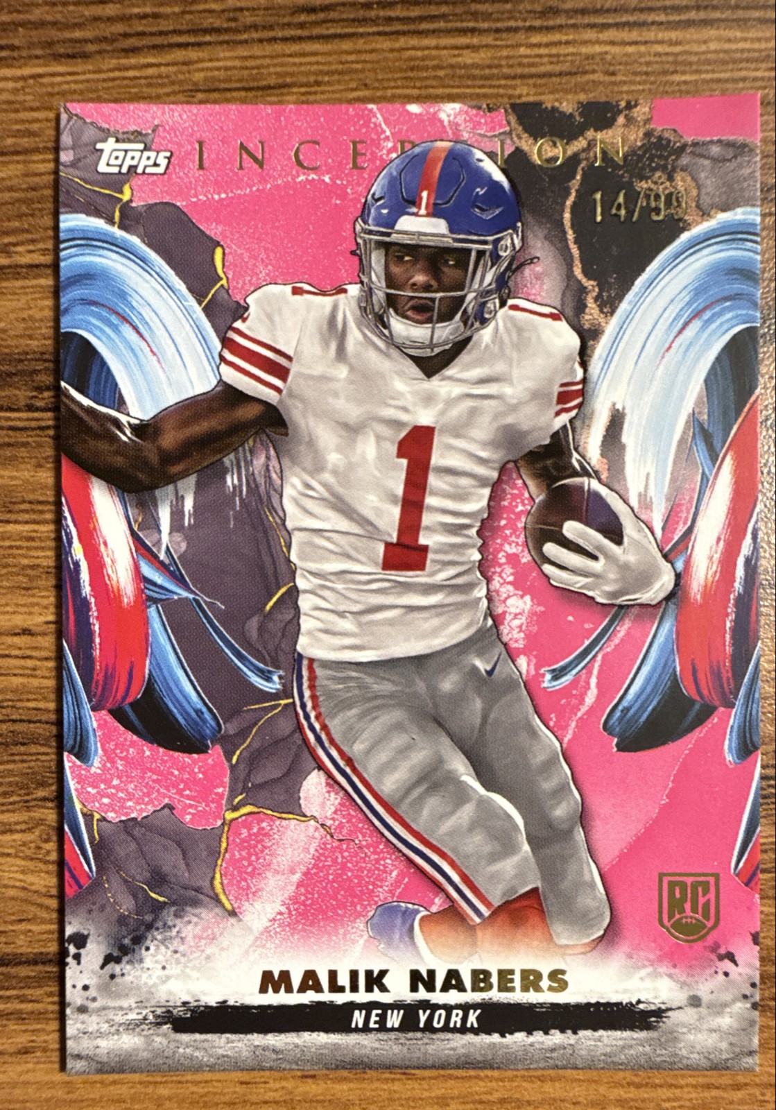 2024 Topps Inception - Rookie Autographs Malik Nabers #RA-MN Magenta /99 (AU,...
