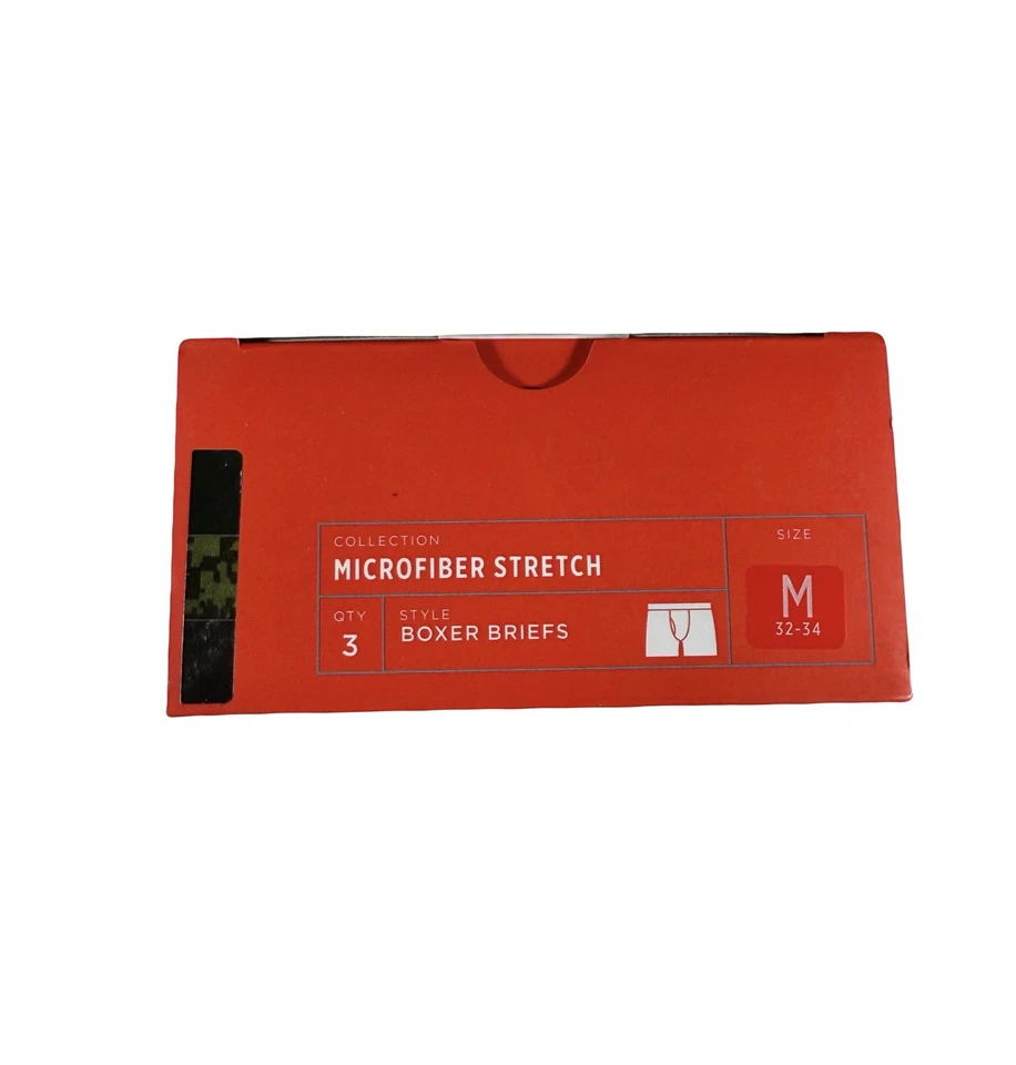 Nuevo con etiquetas. Jockey.  Pack de 3.  Calzoncillos boxer de microfibra.  Verde. Camuflaje MRSP. $42,00 Foto 3 de 4