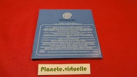 NOTICE SOULCALIBUR DREAMCAST SEGA PAL EUR 🌟