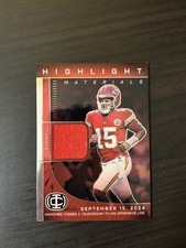 Patrick Mahomes II 2025 Icon Collection Highlight Materials Relic #HM-5 Jersey