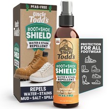 Shoe Protector Spray, Waterproof  Stain Repellent, Non-Aerosol Pump, 6 Oz