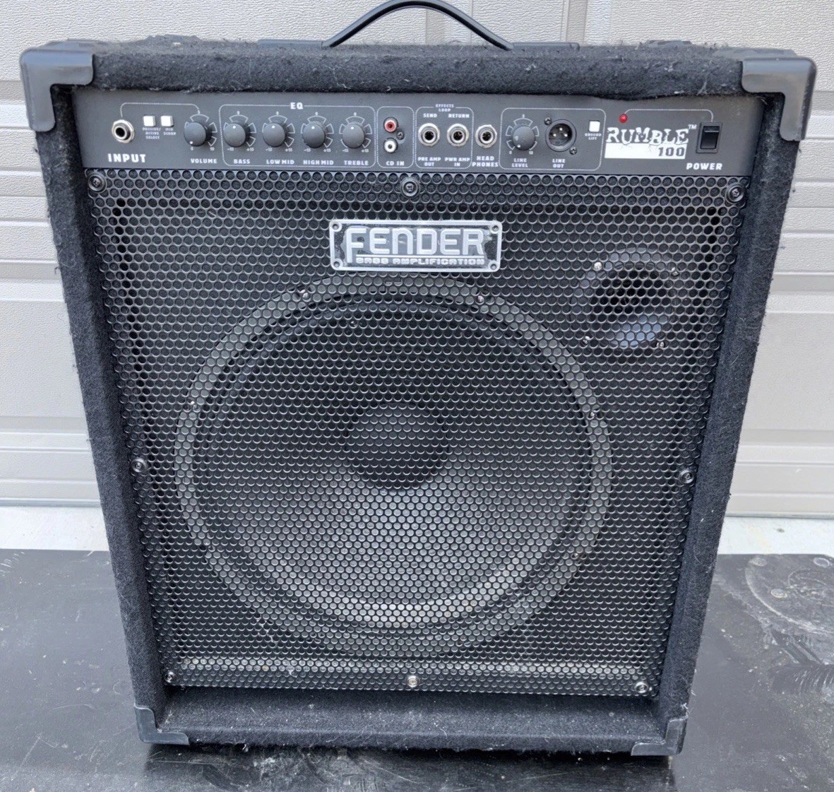 Fender RUMBLE100 メンテナンス済 完動品 Fender Rumble 100 1x15 100W Bass Combo Amp PR 559 - Works Great | eBay