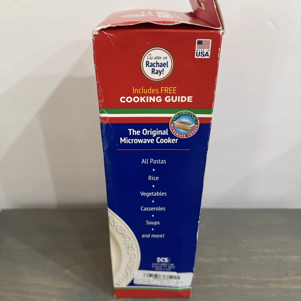 Fasta Pasta Microwave Cooker & Strainer- As Seen On Rachel Ray- NEW Open Box - Image 2 of 4