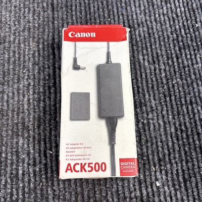 Canon ACK500 AC Adapter Kit UK Plug CA-PS500 DR-500 - Opened / Unused / Complete