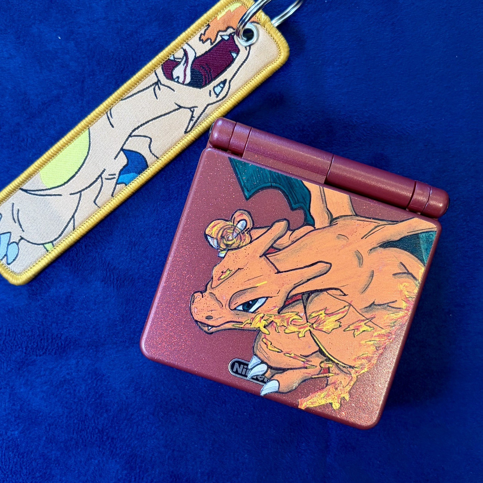 Console GBA SP IPS 3.0 pour Jeux Pokemon - Game Boy Advance Dracaufeu