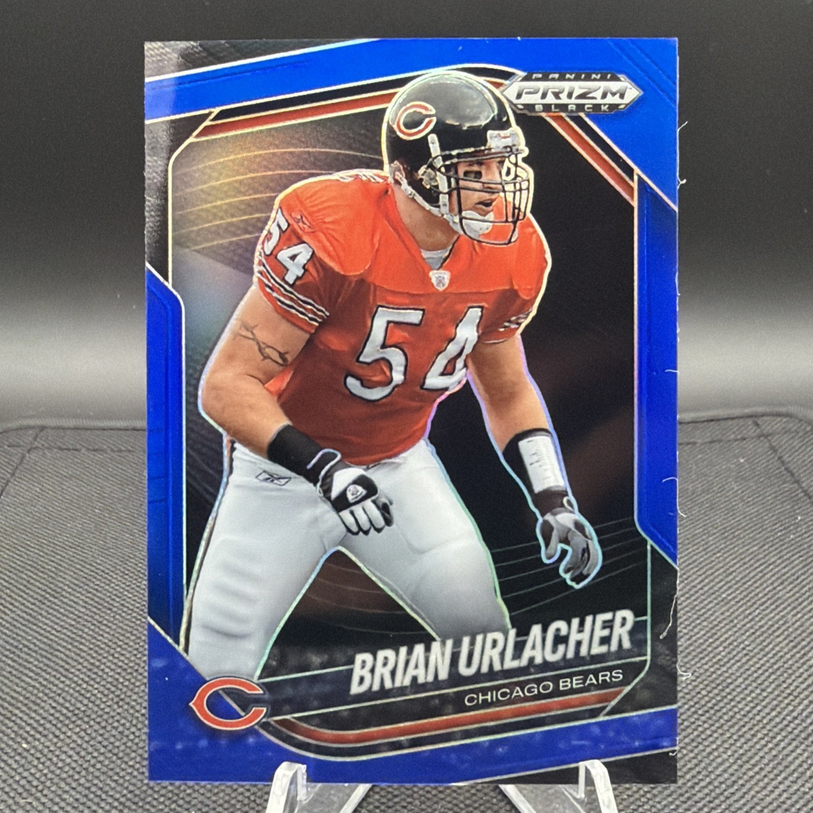 2025 Panini Prizm Black - Brian Urlacher #19 Blue Prizm /199