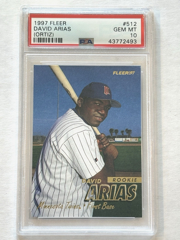 1997 Fleer David Arias Ortiz Rookie #512 PSA 10 GEM MINT