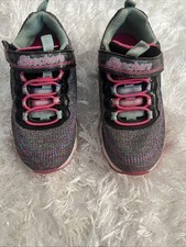 Skechers S-Lights Size 11 Girls Sparkle Design