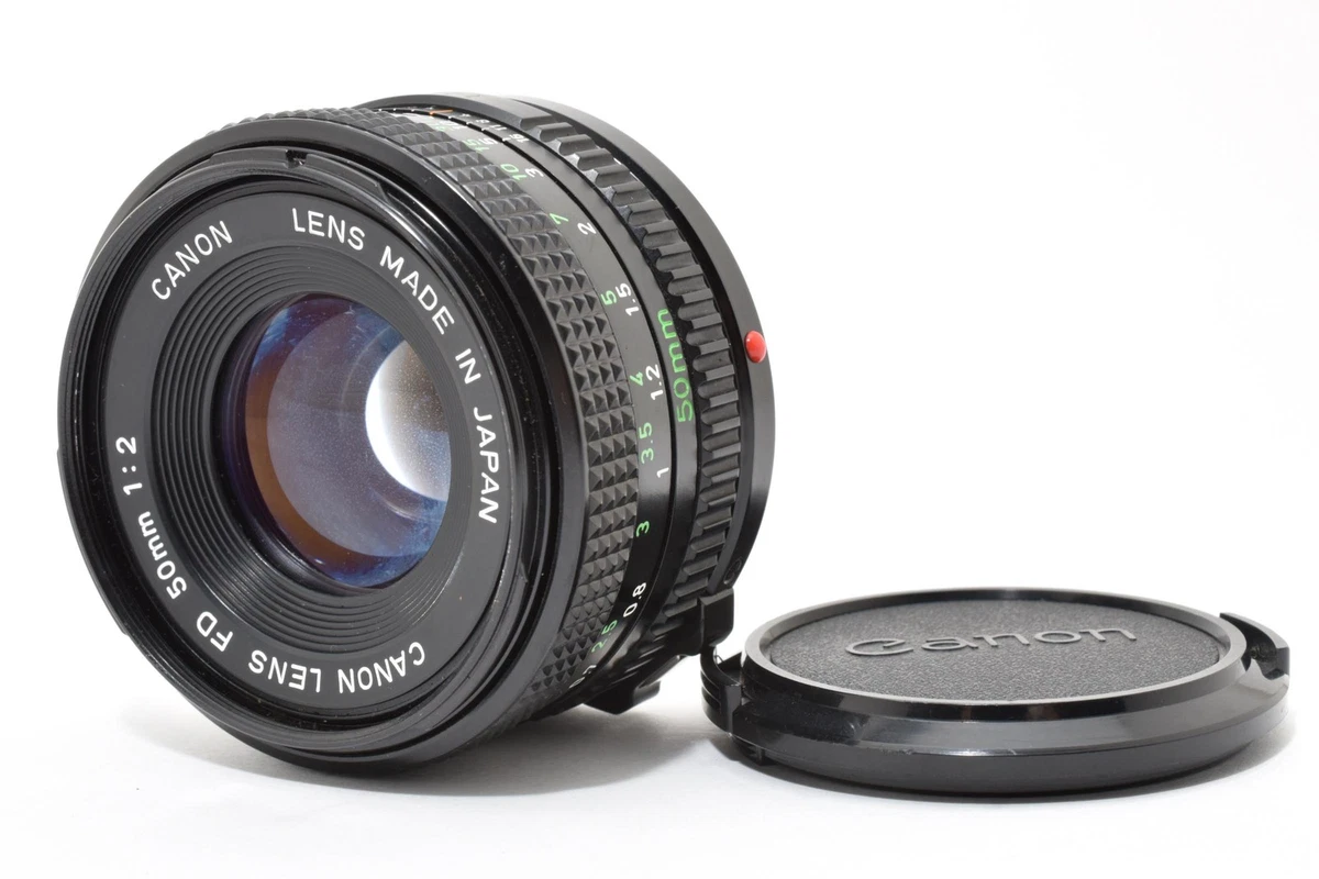 CANON LENS FD 50mm F2 単焦点レンズ Canon 50mm Focal f/2 Camera Lenses for sale | eBay