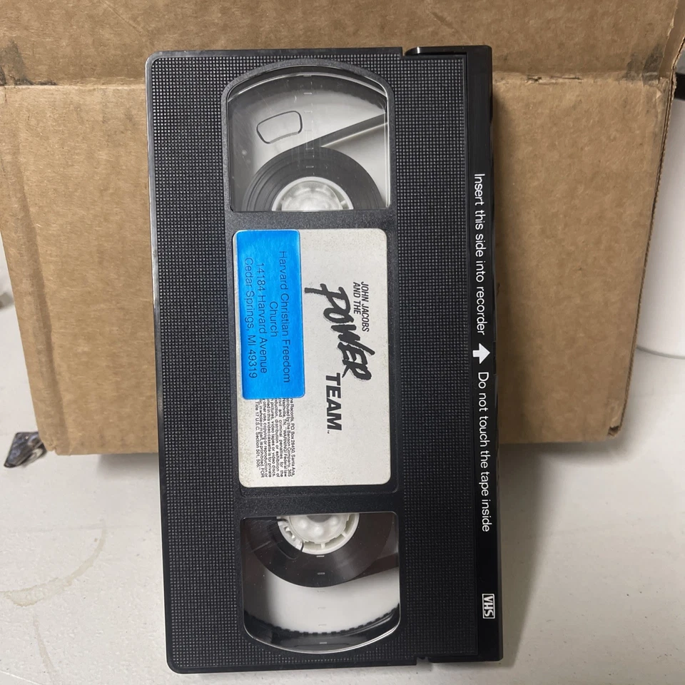 JOHN JACOBS AND THE POWER TEAM VHS  (1990 FRONTLINE) - Image 3 of 3