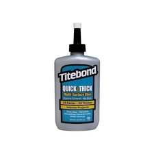 Titebond 2403 8OZ Quick  Thick Glue, 8 oz, Clear 8 Ounce