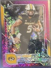 2025 Bowman Chrome University Football Fuchsia Mini-Diamond Refractor Beau Pribula #62