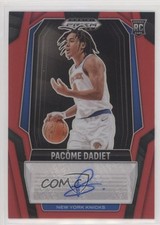 2024-25 Panini Prizm Black Rookie Signatures Red 93/99 Pacome Dadiet Auto 0xh3