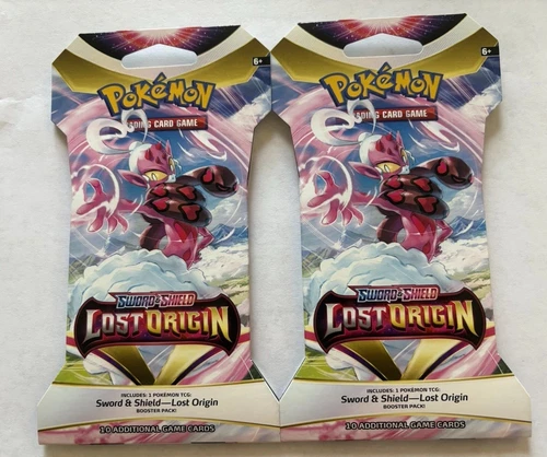 Pokemon TCG Lost Origin Sleeves Booster Packs - 2 Pack