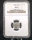 1949-S 10C Roosevelt Dime NCG MS66 6917