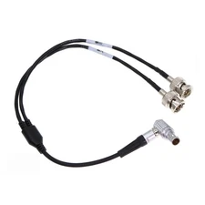 Sound Devices XL-LB2 Timecode Input Output Cable Elbow 5Pin Male to Two BNC Plug
