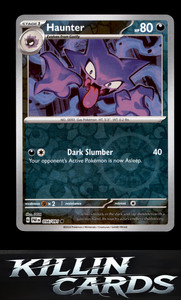 Reverse Holofoil Haunter 056/091 Pokemon Common SV: Paldean Fates Card NM
