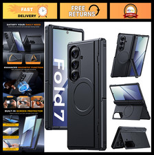 Rugged Magnetic Shockproof Case for Samsung Galaxy Z Fold 7 - Dual Stand, Hinge