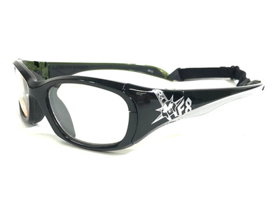 Rec Specs Athletic Goggles Morpheus II SS #212 Black Silver Green 53-17-130