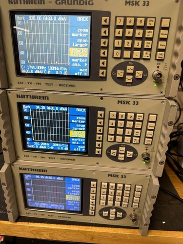 Kathrein Satelliten Messempfänger MSK33 Meßgerät Sat/tv/fm test receiver msk - Bild 11 von 13