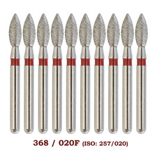 Frese Diamantate Multiuso Calcio 368/020F Grana Fine Diamond Bur FG Alta Velocità