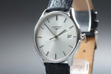Reloj Hombre LONGINES Lyre L4.7592 Original Cinturón Fecha 35m Cuarzo [Casi COMO NUEVO]