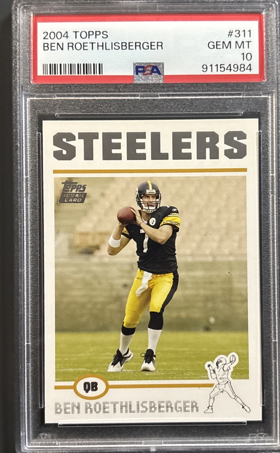 2004 Topps - Ben Roethlisberger #311 (RC) Rookie PSA 10
