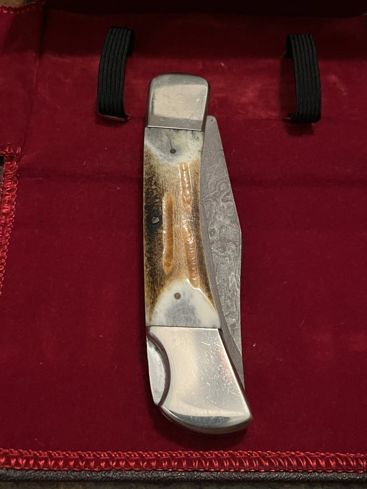 RARO Parker-Edwards EUA Damasco American Blade Collectors 1985 com Estojo Original - Imagem 4 de 4