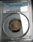 1899 Indian Cent Penny ---- PCGS MS-64 RB Graded Coin ----  #450C