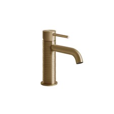 Gessi basin mixer tap 54302 without waste - Warm bronze