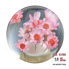Flower Shifter Knob for Round Car Gear Stick Head Unique Shift Handle Pink