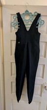 Vintage Obermeyer Sport Stirrup Snow Ski Bib Overalls Wool/Nylon/Spandex Size 8R