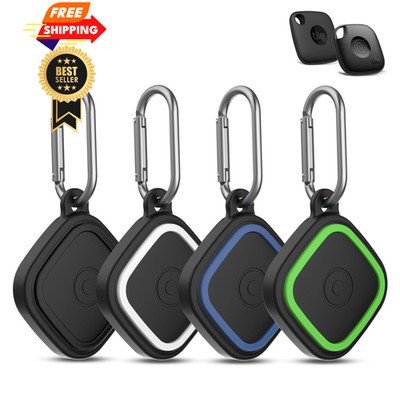 4-Pack Compatible for Tile Mate Case 2024, (Black/White/Blue/Green)