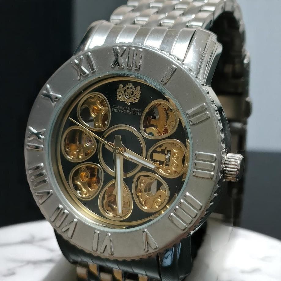 Automatic Wristwatch Istanbul Express Timepiece Rare Nostalgia Orient - vintagewatches.pk