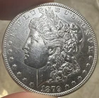 1879-S VAM Morgan Silver Dollar Reverse of 1878 AU-UNC Details Rev 78 RARE