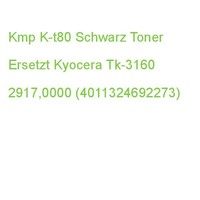 Kmp K-T80 Schwarz Toner Kompatibel Zu Kyocera Tk-3160 2917,0000 (4011324692273)