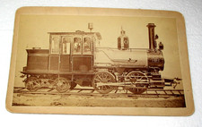 Antique Hinkley Locomotive Train Railroad Advertising Cabinet Card Photo