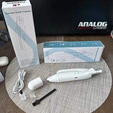 2-in-1 Pet Nail Clippers Paw Trimmer USB Rechargeable LED Light Dogs And Cats