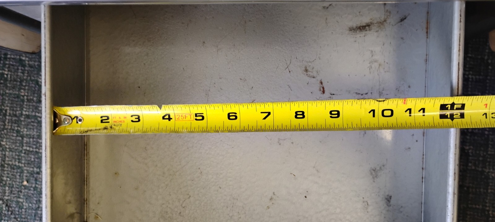 50's Chrome & Cracked Ice Formica Drop Leaf Table Cart w/Drawer Wheels 27"T MCM