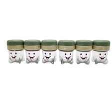 Baby Bullet Storage Cups Set 6 Date Dial Lids Food Containers Jars Replacement