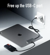  for iPad Pro/Air M2 M3 M4 11/13" KUXIU M30 35W Magnetic Smart Connector Charger