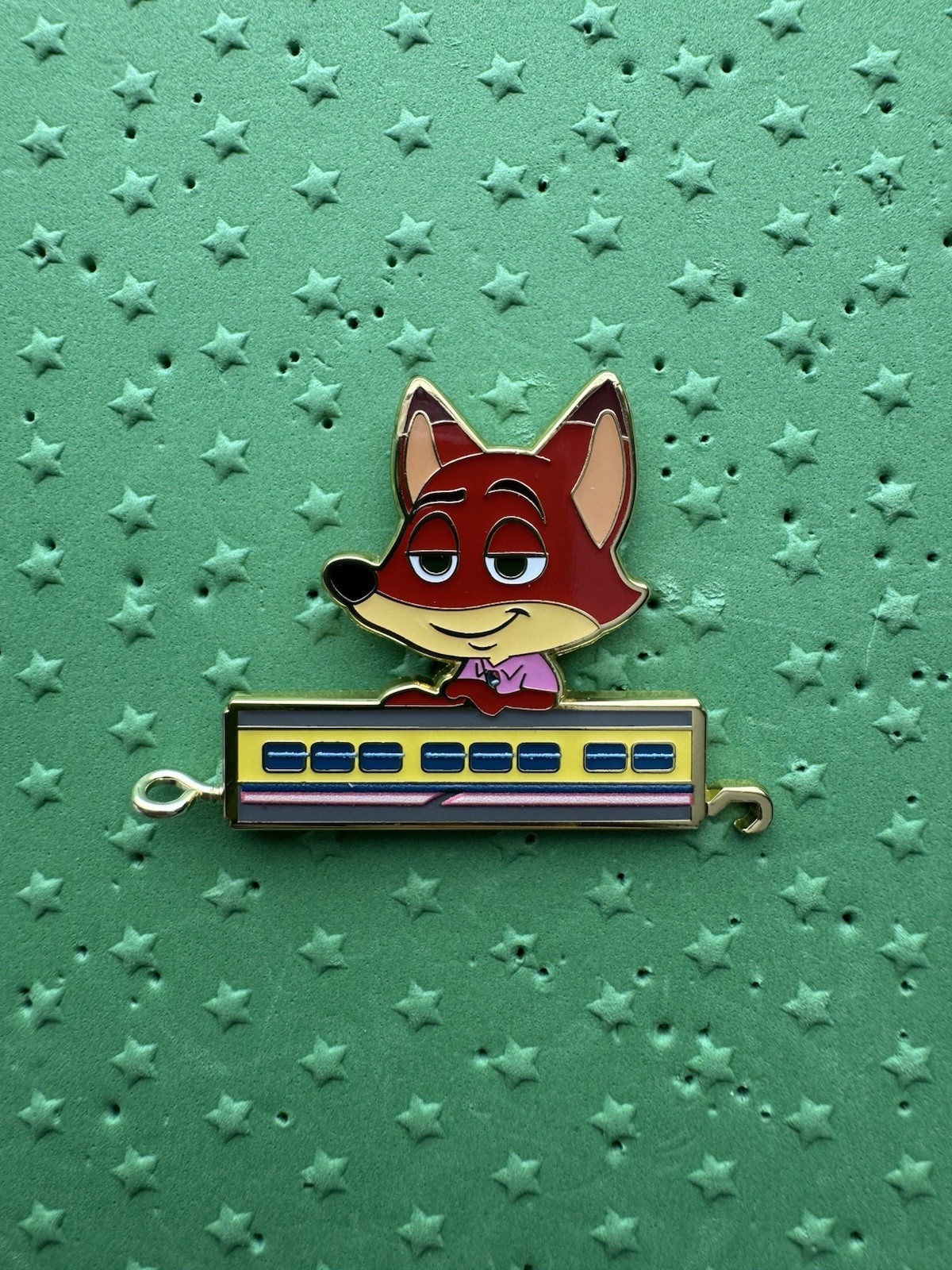 2025 Hong Kong Disney Zootopia Train Mystery Pin - Nick Wilde