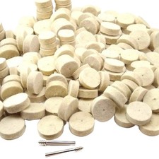 1-Inch Polishing  Buffing Wheel Kit for Dremel   100 Pcs with 2 Mandrels   5...