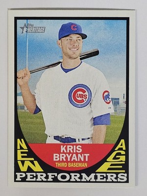 2016 Topps Heritage New Age Performers #NAP-KB Kris Bryant Chicago Cubs