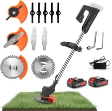 Electric Cordless Grass String Trimmer Lawn Edger Garden Weed Wacker Cutter USA
