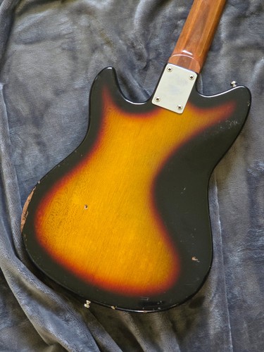 1967-1972 Apollo Model 2264 Vintage Japan Electric Guitar - Sunburst + Gig Bag - Picture 13 of 24
